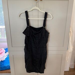 Black Short Overall Dress Size XL